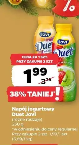 Netto Napój jogurtowy Duet (różne rodzaje) Jovi oferta