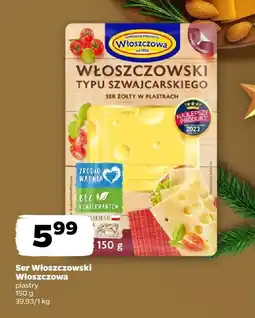 Netto Ser Włoszczowski typu szwajcarskiego Włoszczowa oferta