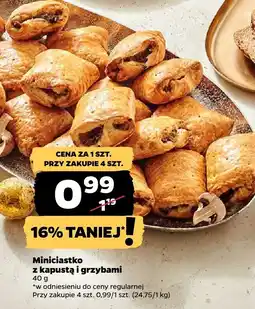 Netto Miniciasto z kapustą i grzybami Netto oferta
