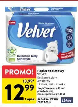 Intermarche Papier toaletowy Velvet oferta