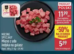 ALDI Mięso z uda indyka na gulasz oferta