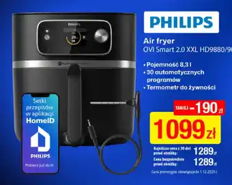 PHILIPS Air fryer OVI Smart 2.0 XXL HD9880/90