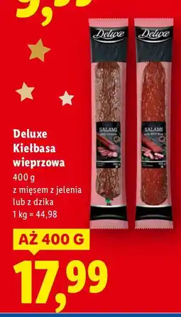 Lidl Kiełbasa wieprzowa Deluxe oferta