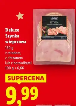Lidl Szynka wieprzowa Deluxe oferta