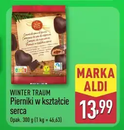 ALDI Pierniki w kształcie serca Winter Traum oferta