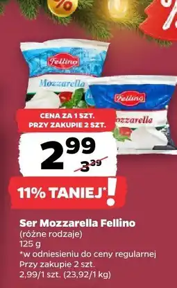 Netto Ser Mozzarella (różne rodzaje) 125g Fellino oferta
