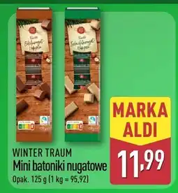 ALDI Mini batoniki nugatowe Winter Traum oferta