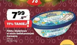 Netto Filety śledziowe w osłonie śmietanowym Korsarro oferta