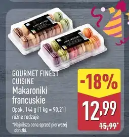 ALDI Makaroniki francuskie Gourmet Finest Cuisine różne rodzaje oferta