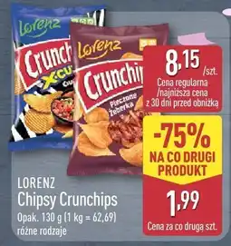 ALDI Chipsy Crunchips Lorenz różne rodzaje oferta