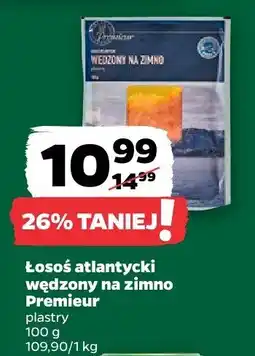 Netto Łosoś atlantycki wędzony na zimno plastry Premieur oferta