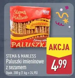 ALDI Paluszki imienninowe z sezamem Stema & Manless oferta