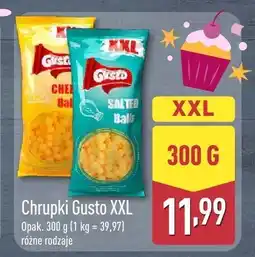 ALDI Chrupki Gusto XXL różne rodzaje oferta