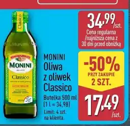 ALDI Oliwa z oliwek MONINI Oliwa z oliwek Classico przy zakupie 2 szt oferta