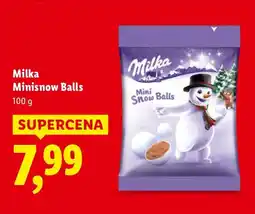Lidl Czekolada Milka Minisnow Balls oferta