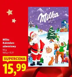 Lidl Czekolada Milka Kalendarz adwentowy oferta
