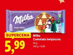 Lidl Czekolada Milka Czekolada świąteczna oferta