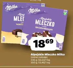 Netto Alpejskie Mleczko (różne rodzaje) Milka oferta