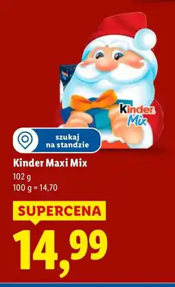 Lidl Czekolada Kinder Maxi Mix oferta