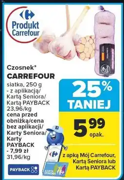 Carrefour Czosnek CARREFOUR siatka 250 g oferta