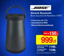 RTV EURO AGD Głośnik Bluetooth Bose SoundLink Revolve+ II NFC oferta