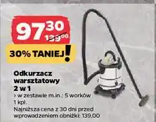 Netto Odkurzacz warsztatowy 2w1 oferta