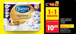 Biedronka Papier toaletowy Queen Supreme, 9 rolek oferta
