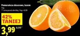 Lidl Pomarańcze deserowe oferta