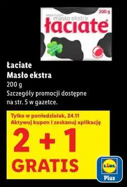 Lidl Masło Łaciate Ekstra oferta
