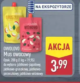 ALDI OWOLOVO Mus owocowy oferta