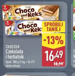 ALDI CHOCOEUR Czekolada i herbatnik oferta