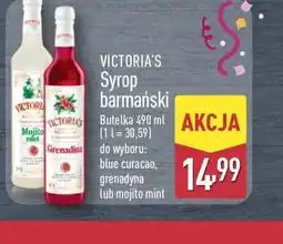 ALDI VICTORIA'S Syrop barmański oferta