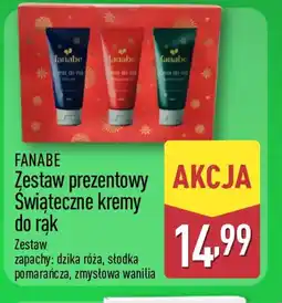 ALDI FANABE Zestaw prezentowy Swiąteczne kremy do rąk oferta