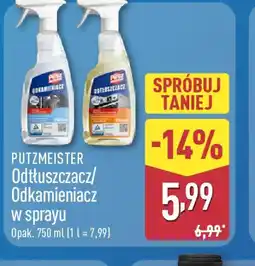 ALDI PUTZMEISTER Odtłuszczacz/Odkamieniacz oferta