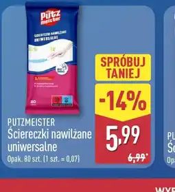 ALDI PUTZMEISTER Sciereczki nawilżane uniwersalne oferta