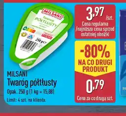 ALDI MILSANI Twaróg półtłusty oferta