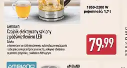 ALDI Czajnik elektryczny szklany oferta