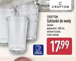 ALDI CROFTON Szklanki do wody oferta