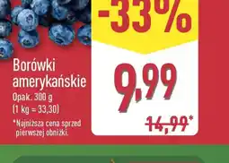 ALDI Borówki amerykańskie oferta