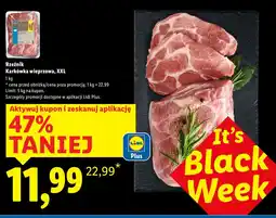 Lidl Mięso Karkówka wieprzowa XXL, 1 kg Rzeźnik oferta
