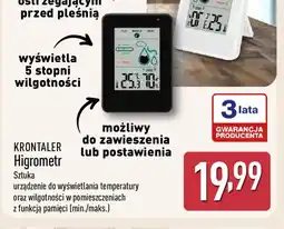 ALDI KRONTALER Higrometr oferta