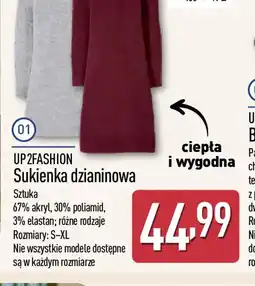 ALDI UP2FASHION Sukienka dzianinowa oferta