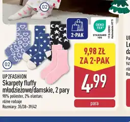 ALDI Skarpety fluffy oferta