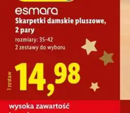 Lidl Skarpetki damskie pluszowe oferta