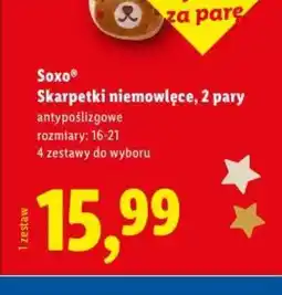 Lidl Soxo Skarpetki niemowlęce oferta