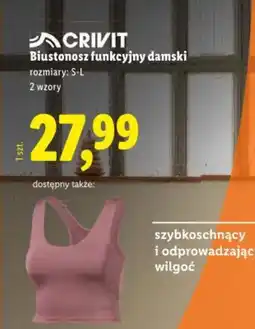 Lidl Biustonosz funkcyjny damski oferta
