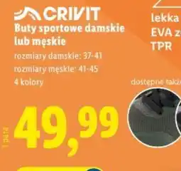 Lidl Buty sportowe damskie lub męskie oferta