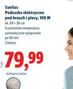 Lidl Sanitas Poduszka elektryczna oferta