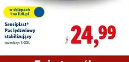 Lidl Sensiplast Pas lędźwiowy stabilizujący oferta