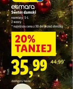Lidl Sweter damski oferta